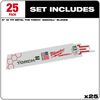 Milwaukee 6 in. 10 TPI THE TORCH SAWZALL Blades 25PK, small