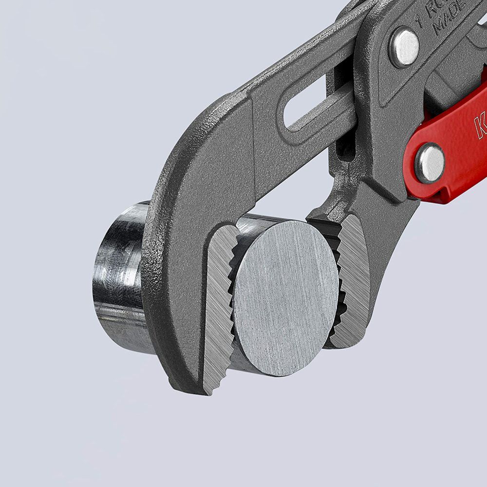 Knipex Pipe Wrench S Type Plastic Handle 330 mm Swedish Pattern, large image number 4