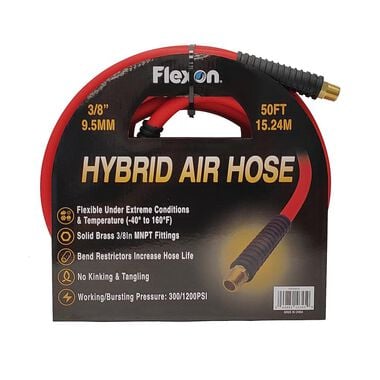 Flexon Hybrid Air Hose, 3/8 Inch x 50ft