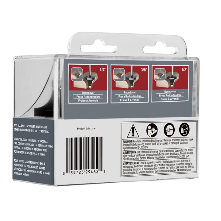 SKIL Carbide Roundover 3 Piece Set, large image number 2