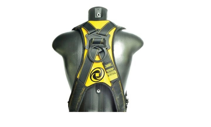 Guardian Fall Protection XX-Large Cyclone Construction Harness - Black/Yellow, large image number 2