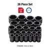 Sunex 1/2 Inch Drive 26-Piece Metric Impact Socket Set, small image number 2