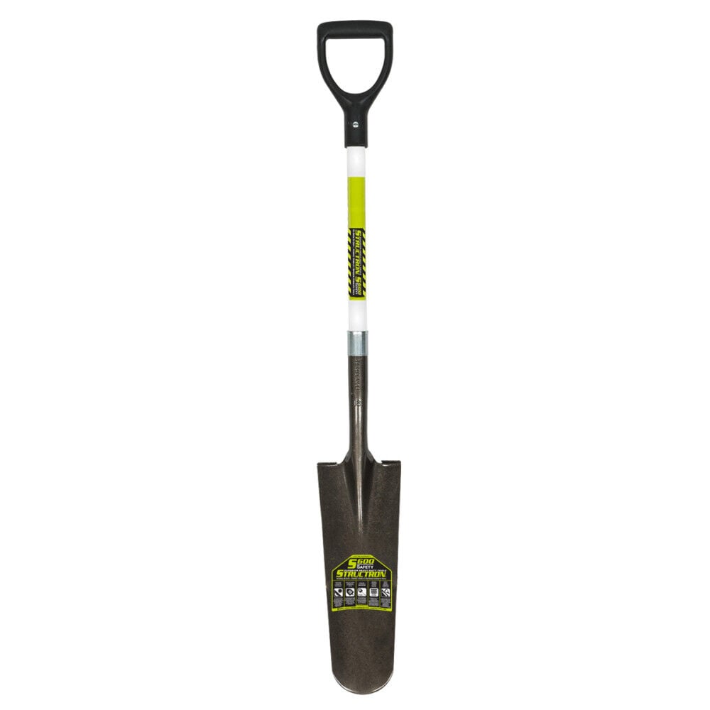 Seymour Structron S600 Safety 14 Gauge 29 in D Grip Drain Spade Shovel – 49752