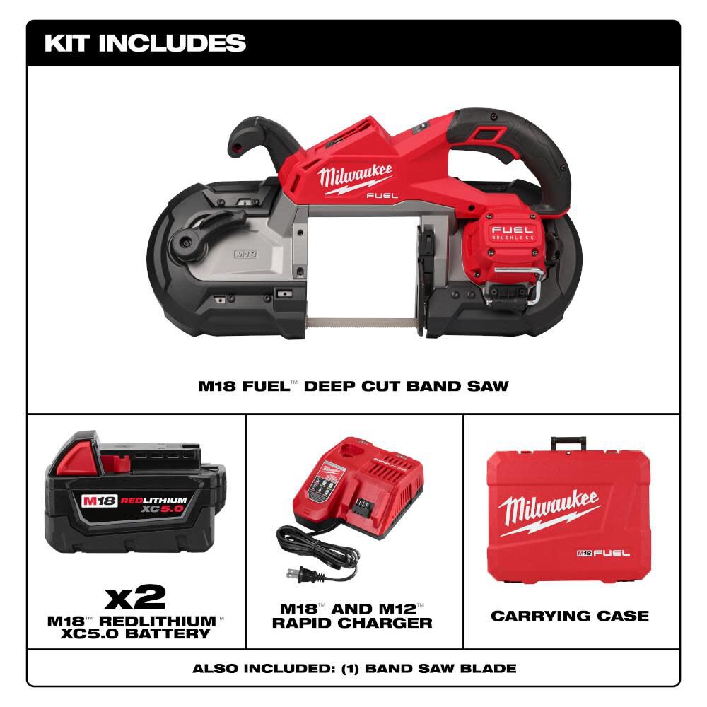 Milwaukee Promotional M18 FUEL Deep Cut Band Saw Kit, large image number 3