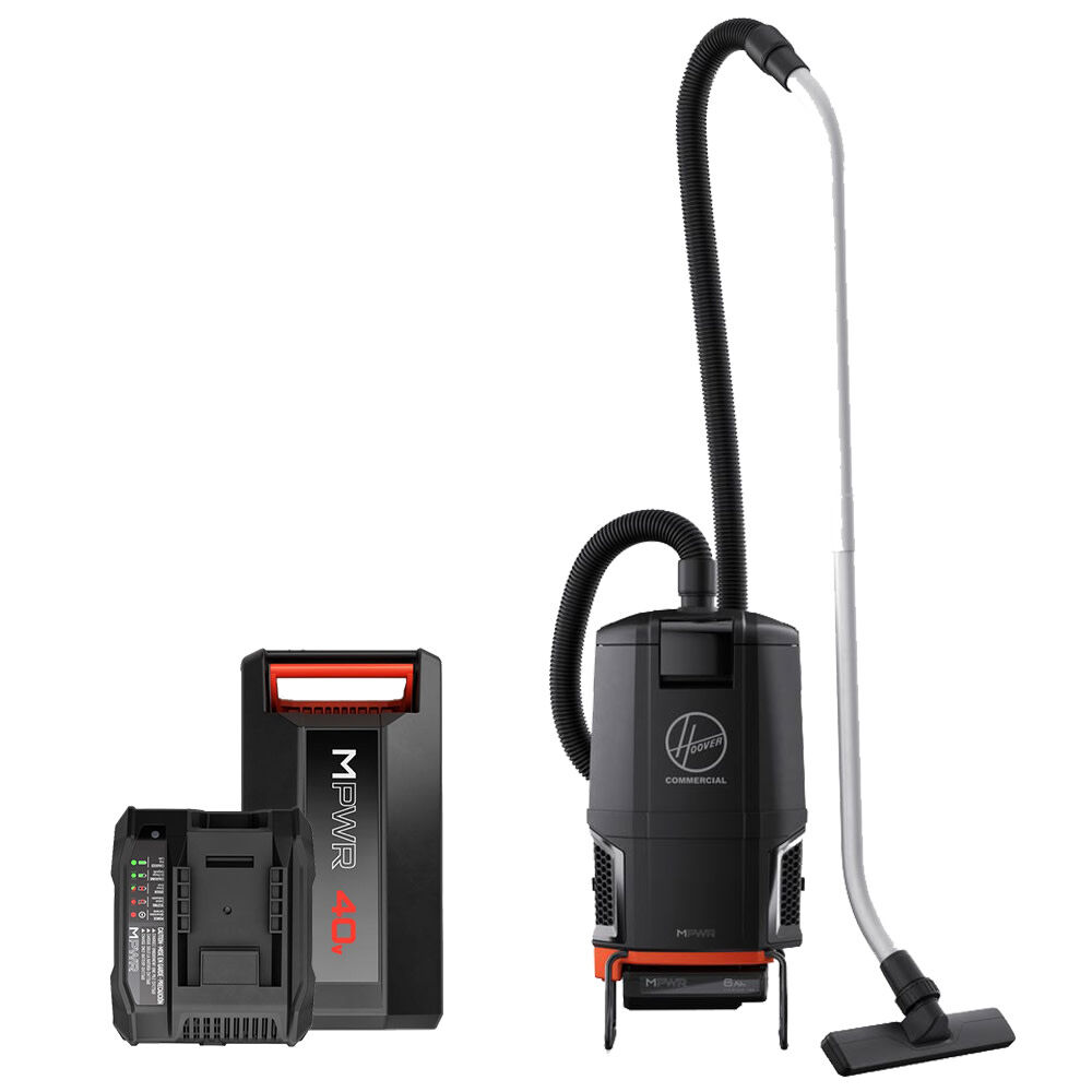 Hoover Commercial Vacuum MPWR 40V Cordless Backpack Vacuum Kit, large image number 1