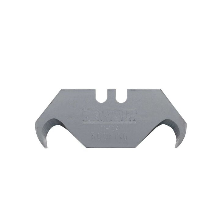 DEWALT 2-1/2 Inch Bi-Metal Utility Knife Blade For Roofing, 5 Pieces