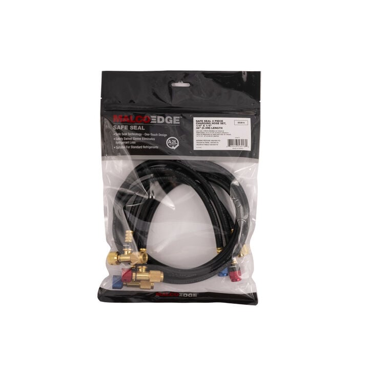 Malco Products 36 Inch 3 Piece Safe Seal HVAC Hose Set with 1/4 SAE x 1/4 SAE 3 Pieces, large image number 6