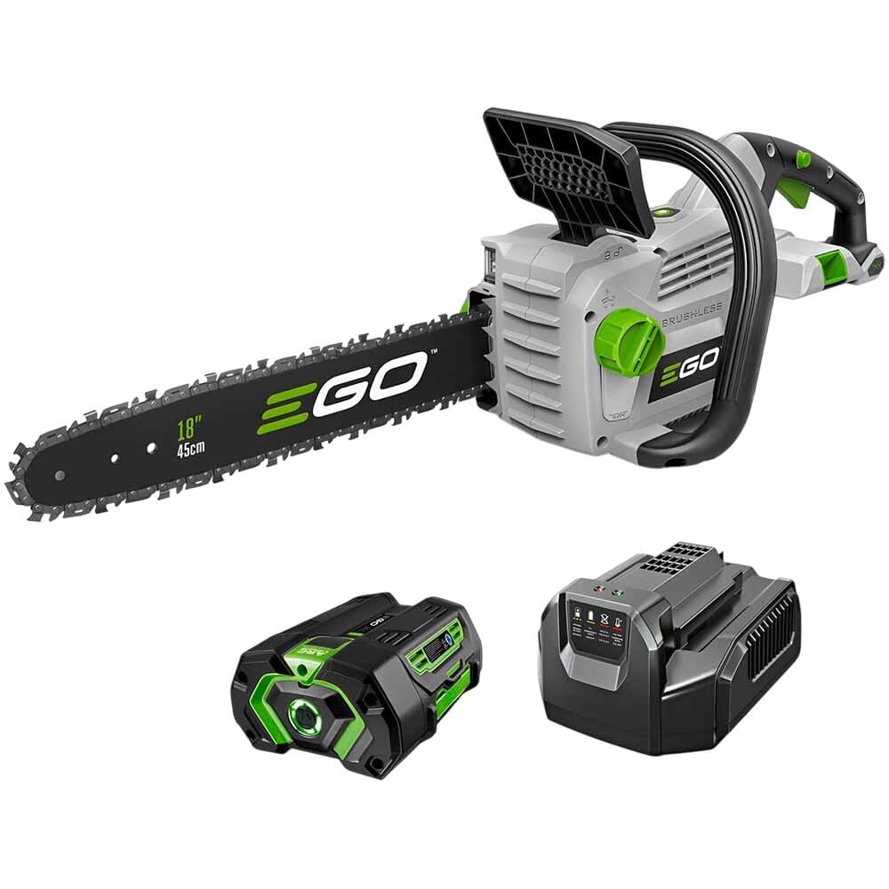 EGO Power 18 Inch Chain Saw Kit with 4.0Ah Battery, Reconditioned – CS1803-FC