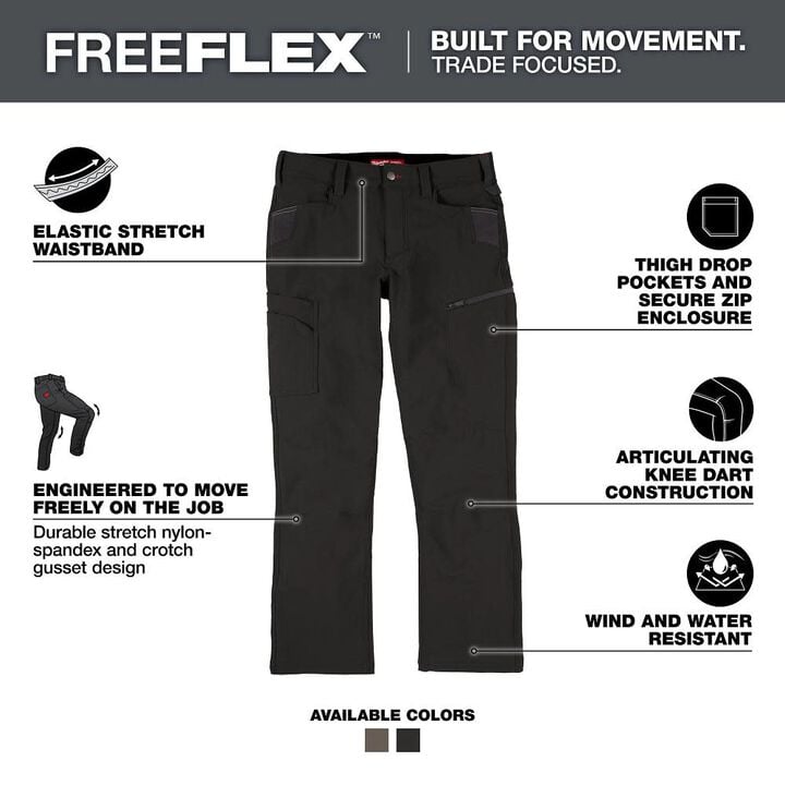 Milwaukee FREEFLEX Tech Pants, large image number 1