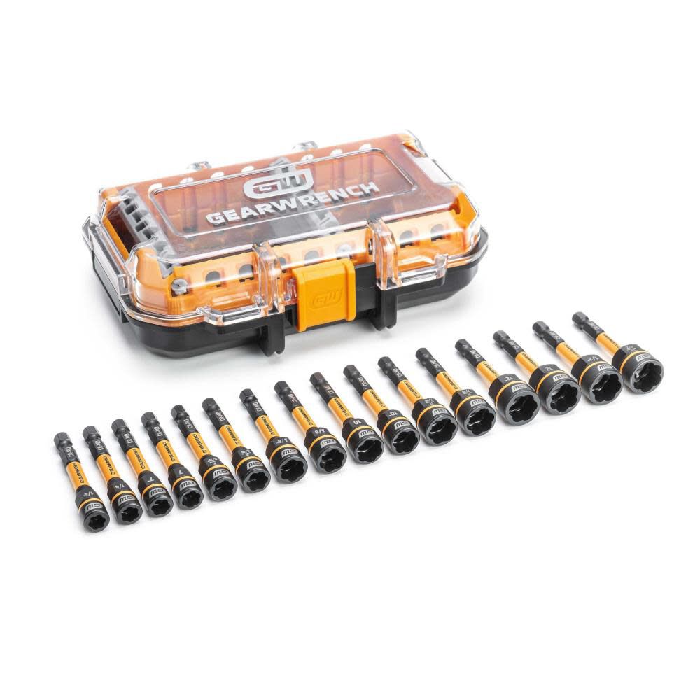 GEARWRENCH Bolt Biter Nut Extractor Driver Set 16pc 86171 Acme