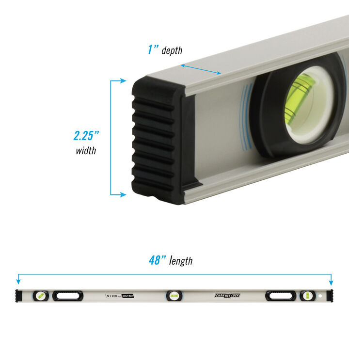 Channellock 48 Inch I-Beam Level, large image number 6