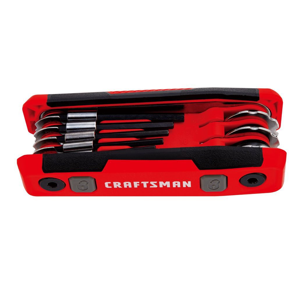 CRAFTSMAN Folding Locking Hex Key (SAE), 8 Piece, large image number 2
