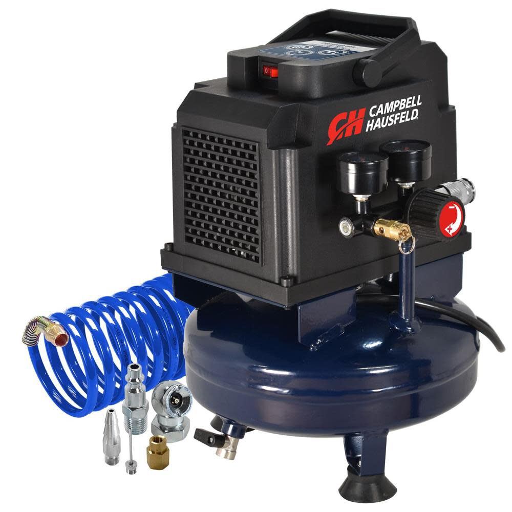 Campbell Hausfeld 1 Gallon Air Compressor with Inflator Set DC010010