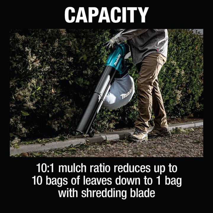 Makita 18V LXT Blower/Vacuum Mulcher 4.0Ah Kit, large image number 11