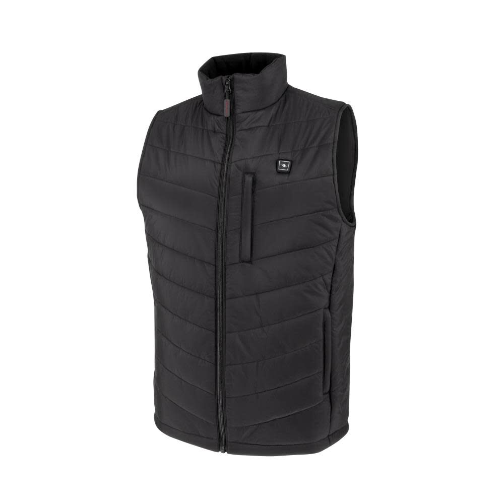 Radians Heated Puffer Vest Kit with Battery, Black, 3X, large image number 1