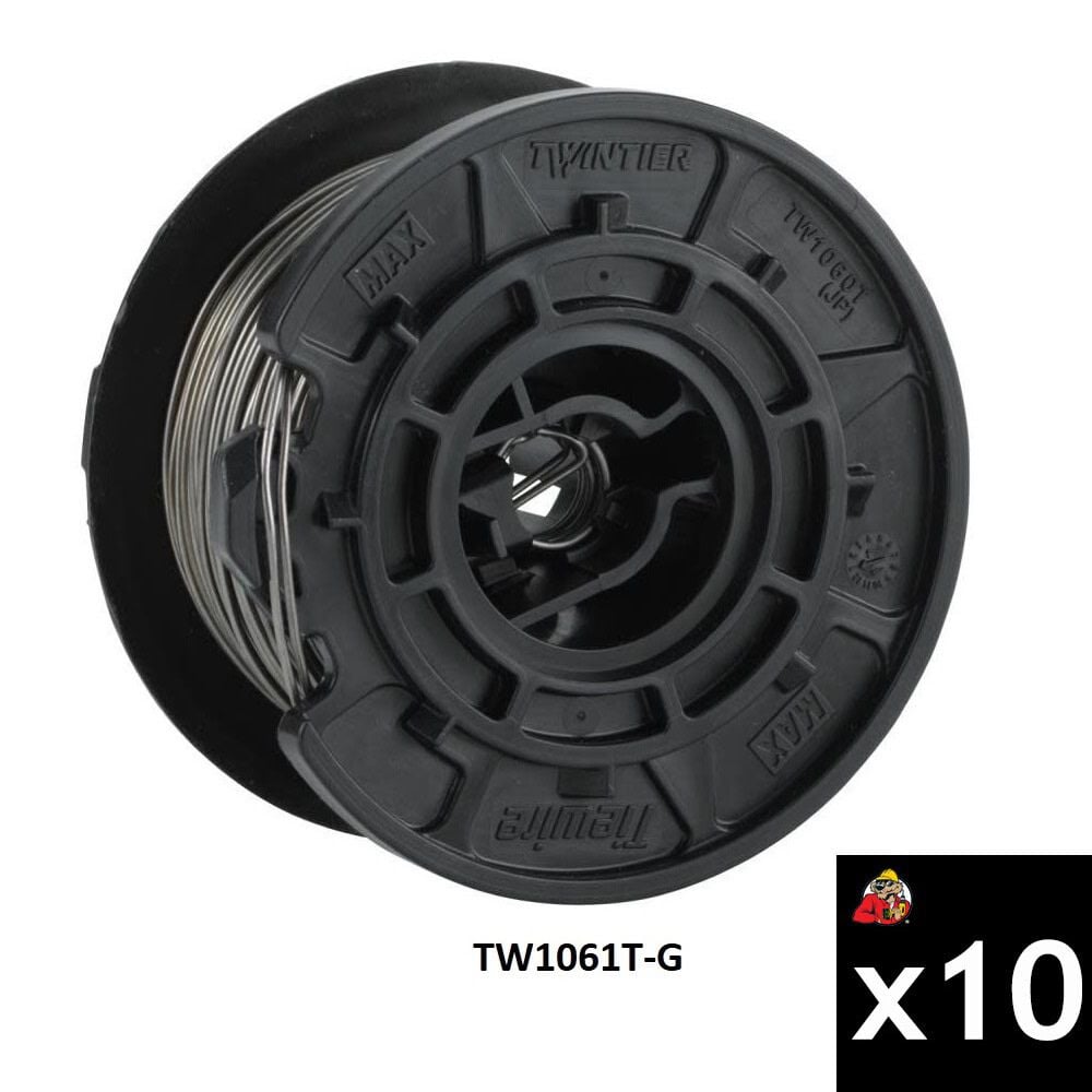 MAX USA 19 Gauge Regular-Grade Galvanized Steel Tie Wire Bundle, 10 Pieces, large image number 2