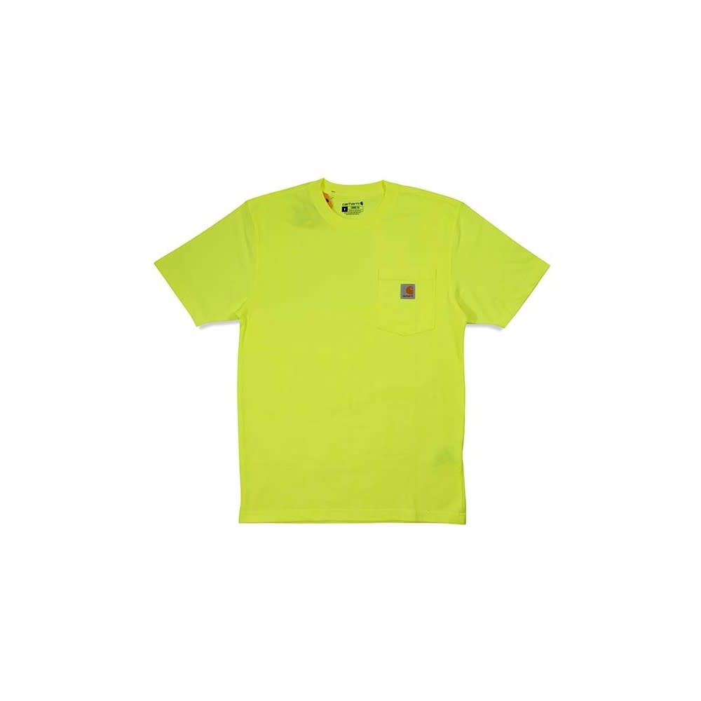 Carhartt Men's Cotton Short-Sleeve T-Shirt, Bright Lime, Small, large image number 2