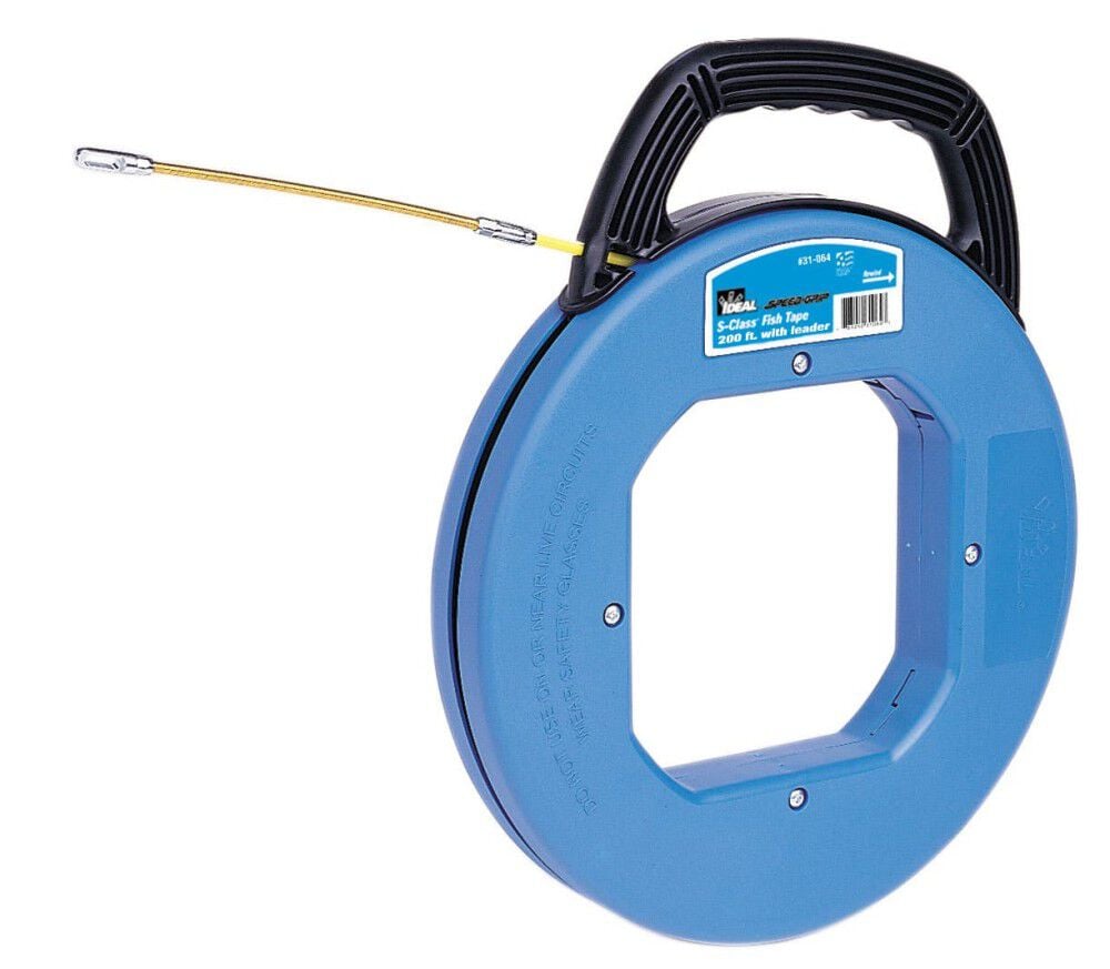 Ideal Industries S-Class Fiberglass Fish Tape 200 Ft with Leader, large image number 1