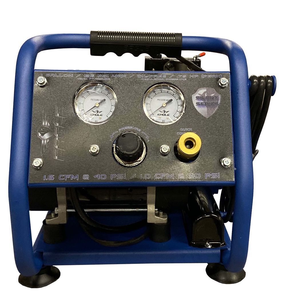 Eagle Compressor Silent Series1 Gallon Portable Electric Air Compressor, large image number 1