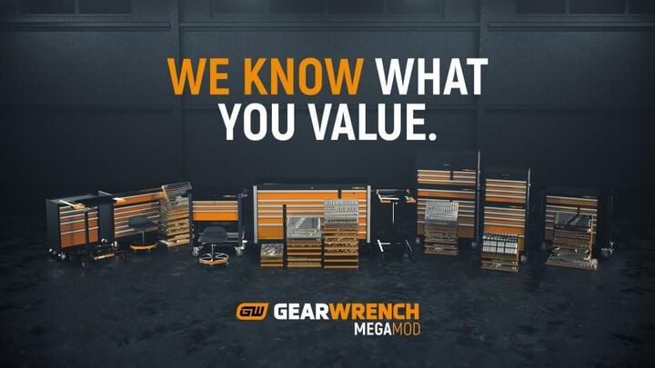 GEARWRENCH 873 Piece MEGAMOD Mechanics Tool Set in Premium Modular Foam Trays with Tool Storage, large image number 9