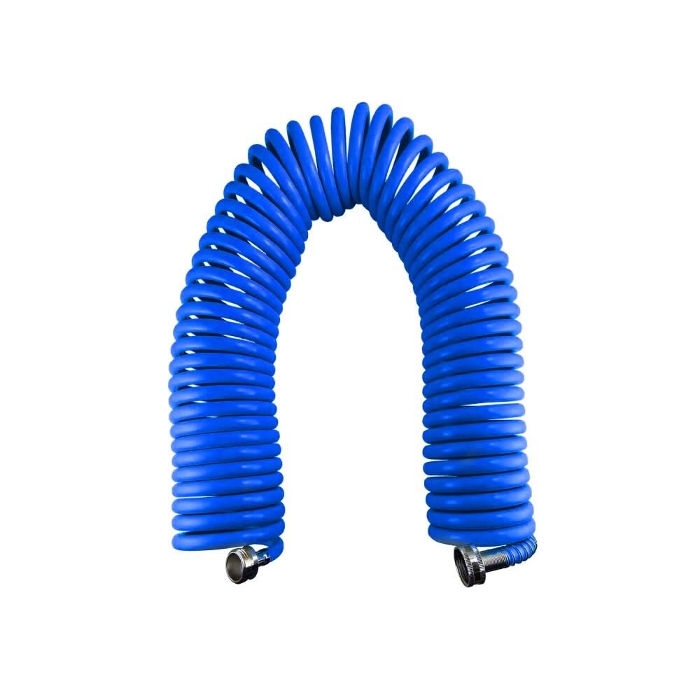 BluBird Avagard 3/8 Inch x 50 Ft. Blue Recoil Water Hose – AVGRWH50FT-BL