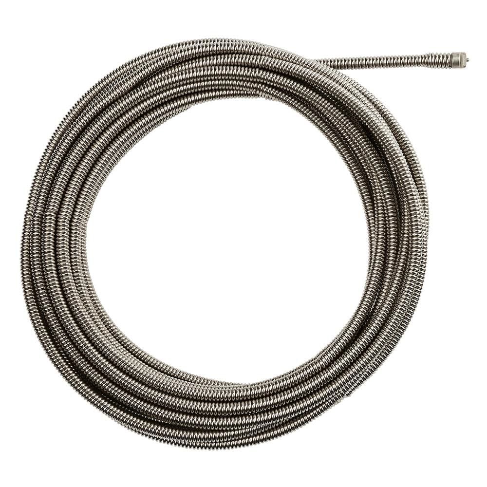 Milwaukee 3/8 in. x 35 ft. Inner Core Bulb Head Cable with Rust Guard Plating - 48-53-2675