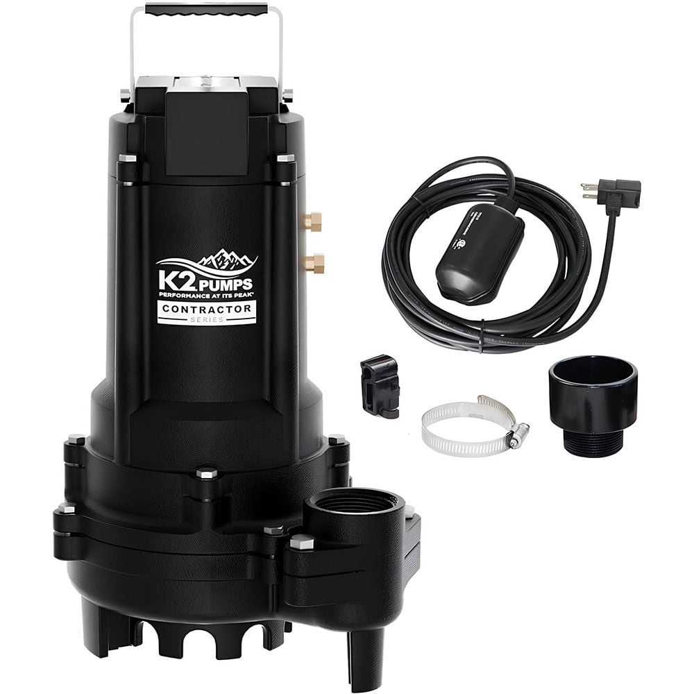 K2 Pumps CONTRACTOR SERIES 3/4 HP Cast Iron Sump and Effluent Pump, large image number 1