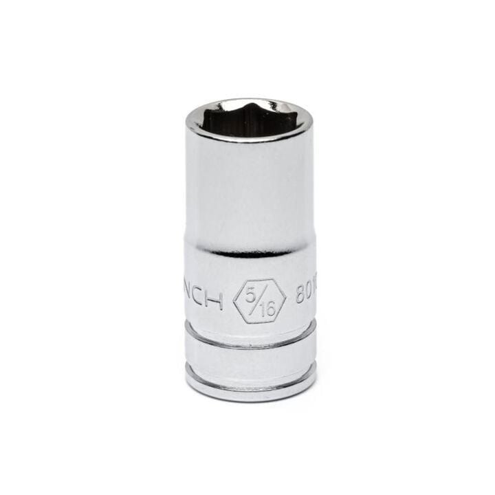 GEARWRENCH Socket 1/4 Inch Drive 6 Point 5/16 Inch