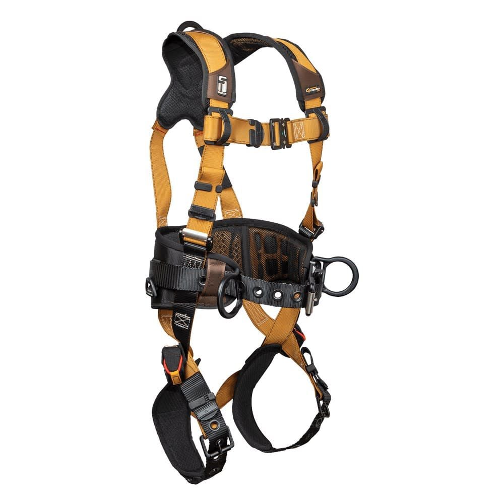 Falltech Advanced ComforTech Gel Belted Full Body Harness Size Large – 7081BL