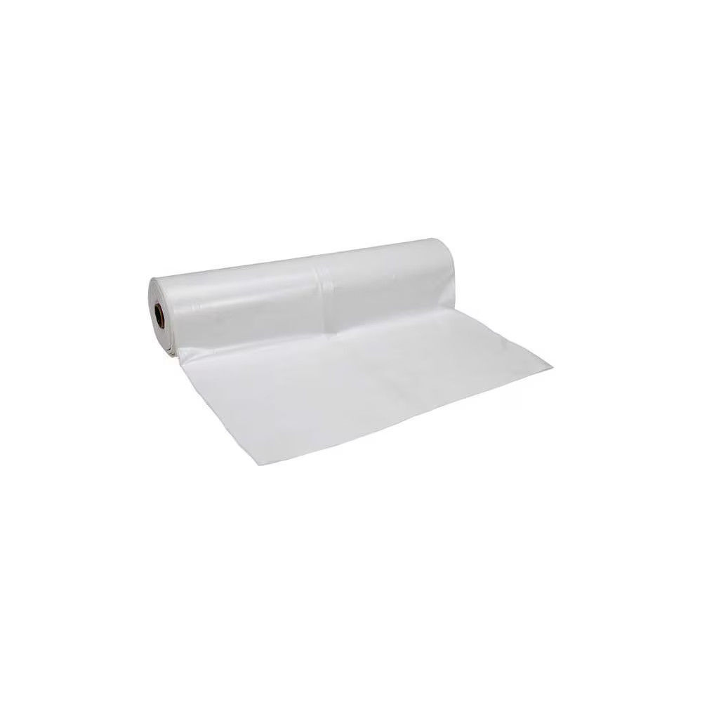 Polar Plastics Polyethylene Construction Film, 12 Feet x 100 Feet x 4 Mil, White, large image number 2