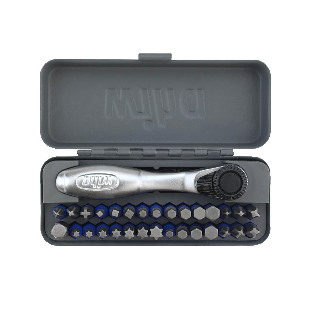 Wiha Impact Bit Set 1/4 in drive x 1 in Bits 32pc, large image number 1
