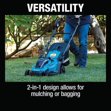 Makita 18V LXT 13in Lawn Mower Cordless Kit, large image number 23