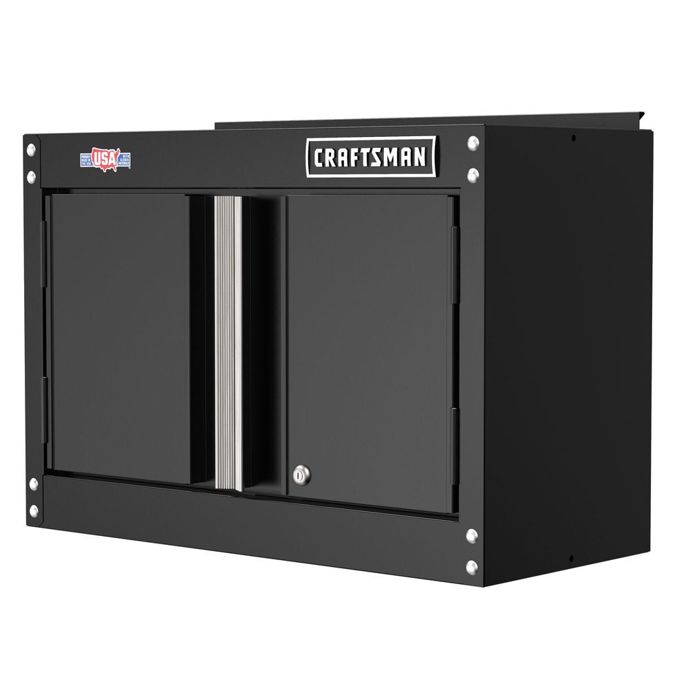 CRAFTSMAN S2000 Series 18 Inch Tall Wall Cabinet, Black, large image number 3