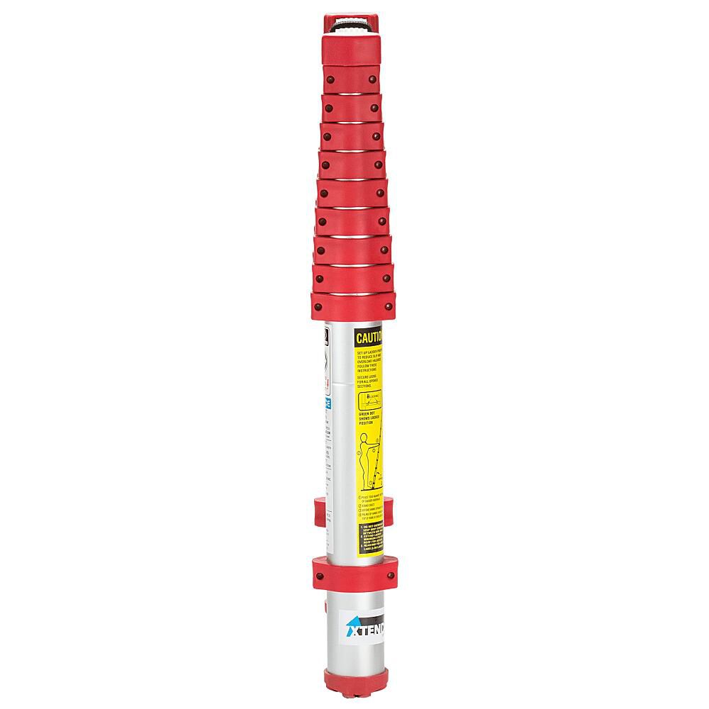 Xtend and Climb Aluminum Telescoping Extension Ladder (12.5 Reach Height)  ANSI Type I  250 lb Load Capacity, large image number 3