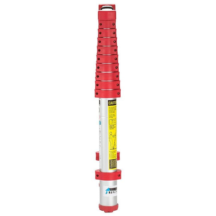 Xtend and Climb Aluminum Telescoping Extension Ladder (12.5 Reach Height)  ANSI Type I  250 lb Load Capacity, large image number 2