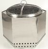 Dragonfire Firepit Bundle Smokeless Stainless Steel 23.5in, small