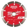 Milwaukee Diamond Max 5 Inch Segmented Rim Diamond Tuck Point Blade for Mortar, small image number 1