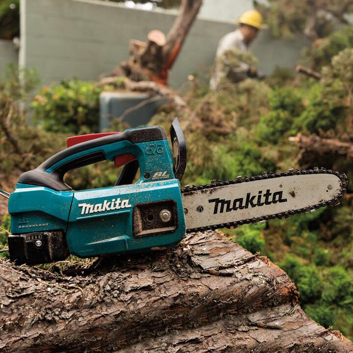 Makita 18V LXT Chain Saw Kit Lithium Ion Brushless Cordless 10in Top Handle, large image number 21