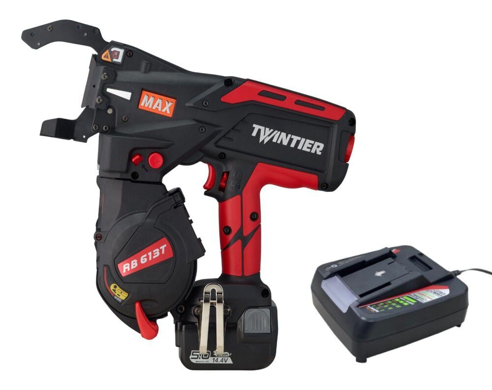 MAX USA TWINTIER Rebar Tier Kit for #5 x #5 to #9 x #10 with 19 Gauge Wire, large image number 1