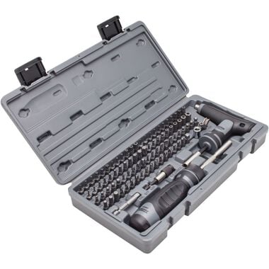 Proto 91 Piece Multibit Set with Ratcheting Screwdriver and T-Handle, large image number 1