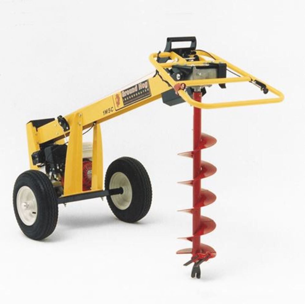 Ground Hog Mechanical One-Man Earth Drill w/Honda GX160 – 1M5C-H