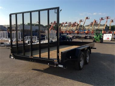 Doolittle Trailer Mfg Steel Sided Open Utility Trailer 14'x84in Tandem Axle HD Pro Toolbox, large image number 3