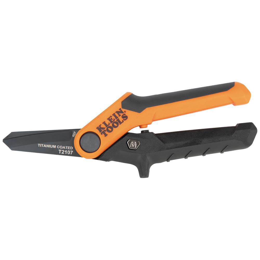Klein Tools 7 Inch Compact Titanium Utility Shears, large image number 7