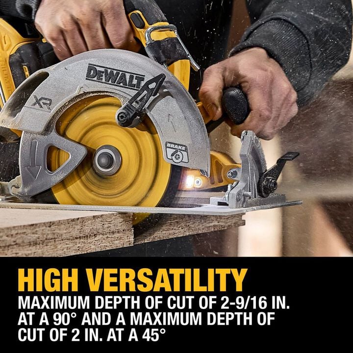 DEWALT 20V MAX XR 7-1/4 Inch Circular Saw Kit with XR POWERPACK, large image number 7