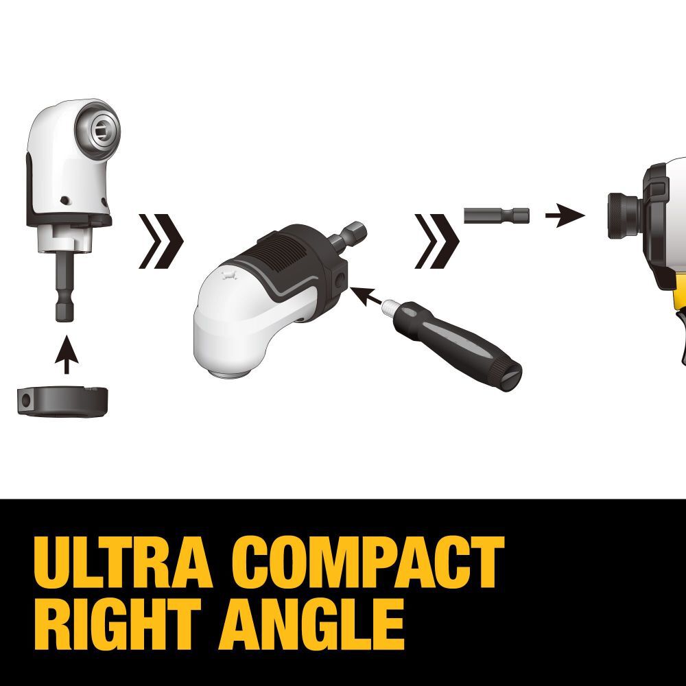 DEWALT ELITE SERIES Right Angle Attachments 4 Pieces, large image number 5