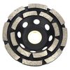 Husqvarna Construction Vari-Grind 4 Inch Double Row Diamond Cup Grinding Wheel for Concrete, small image number 1