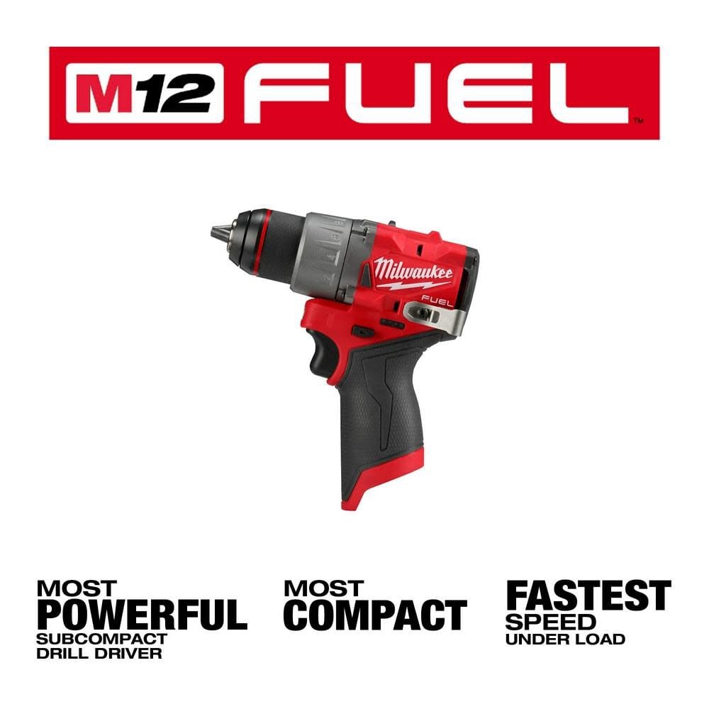 Milwaukee M12 Fuel 1 2inch Drill Driver Bare Tool 3403 20 - Image 3