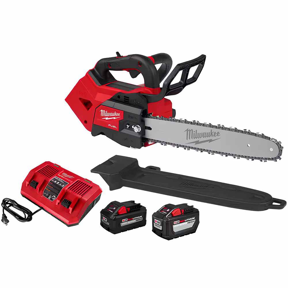 Milwaukee M18 Fuel 14Inch Top Handle Chainsaw 2 Battery Kit