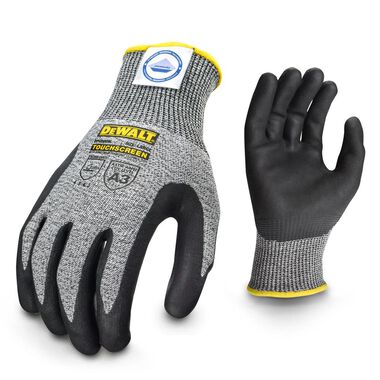 DEWALT Touchscreen Gloves Dyneema Cut Protection Level A3 Large