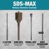 Makita 1-3/8in x 36in SDS-MAX Bit, 6-Cutter, small image number 5